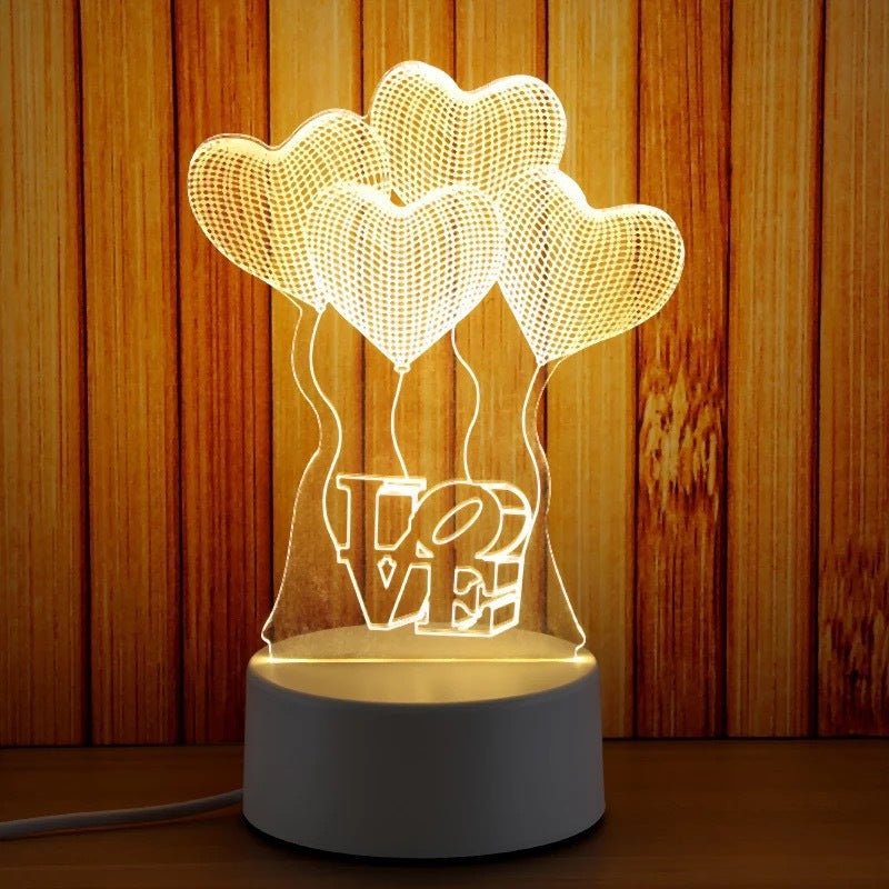 Bedroom bedside creative electronic night light - Bagpleky