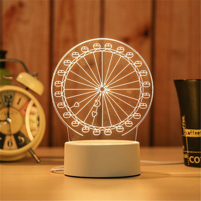 Bedroom bedside creative electronic night light - Bagpleky