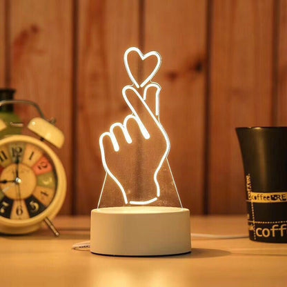 Bedroom bedside creative electronic night light - Bagpleky