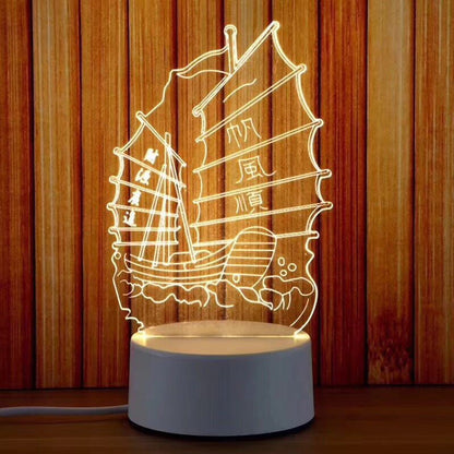 Bedroom bedside creative electronic night light - Bagpleky