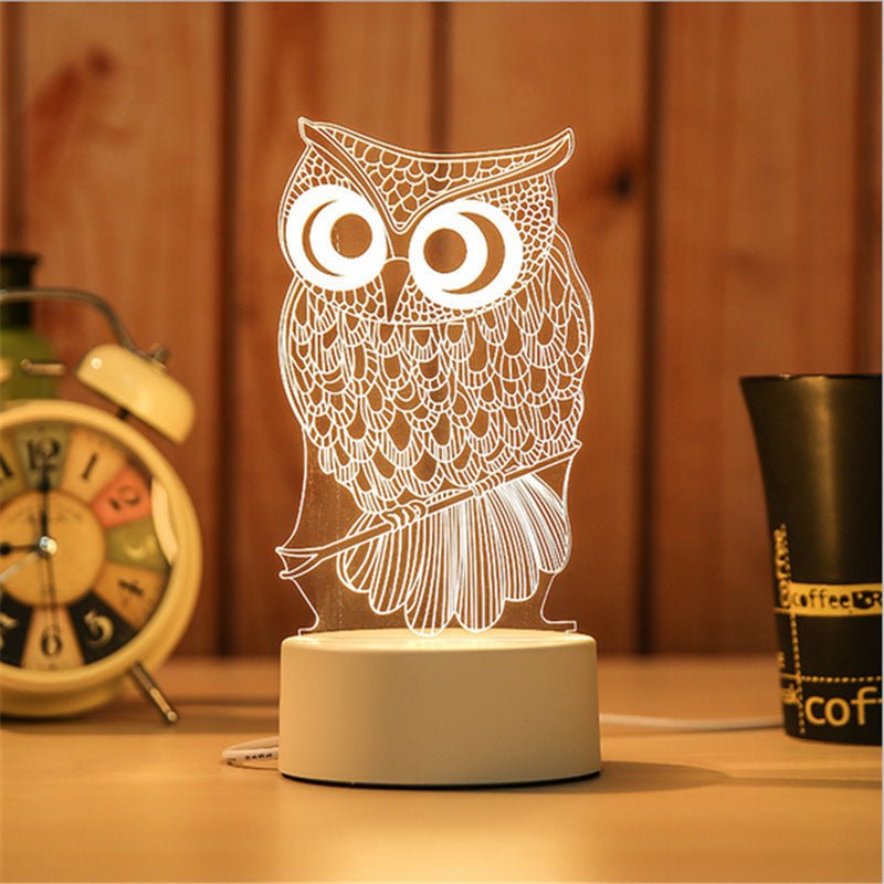 Bedroom bedside creative electronic night light - Bagpleky