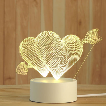 Bedroom bedside creative electronic night light - Bagpleky