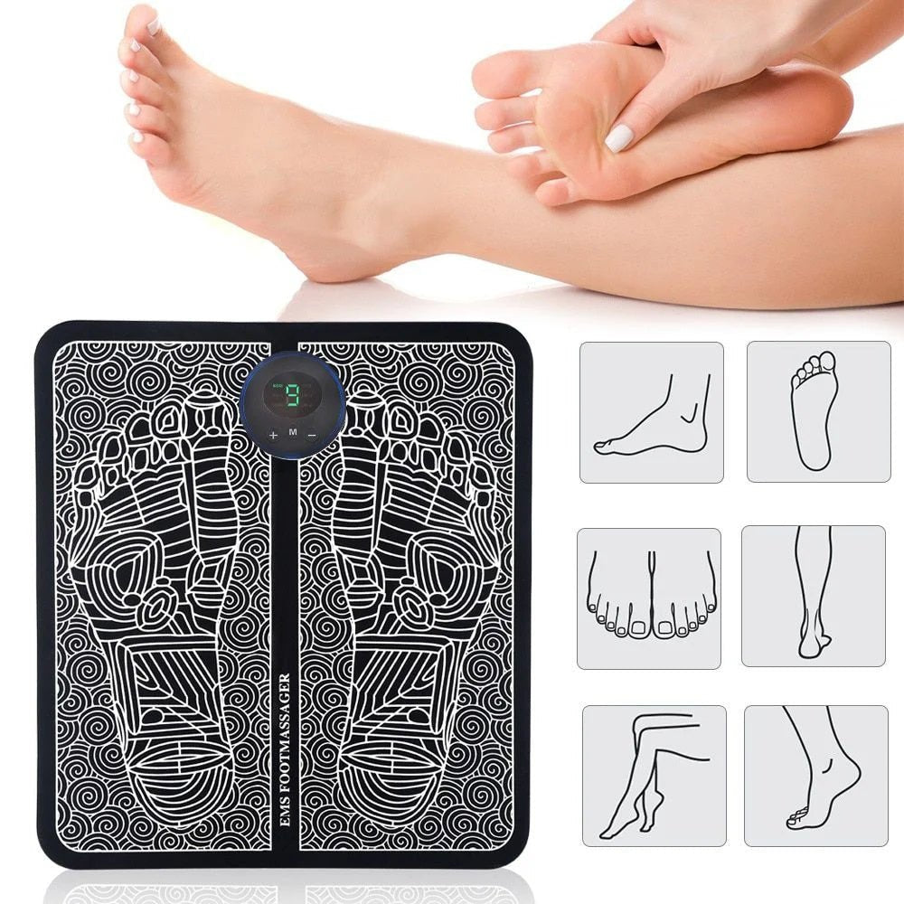 EMS Foot Massager Muscle Stimulation Acupuncture - Bagpleky