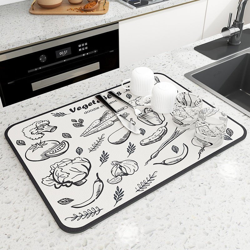 Household Fashion Kitchen Countertop Drain Pad - Bagpleky