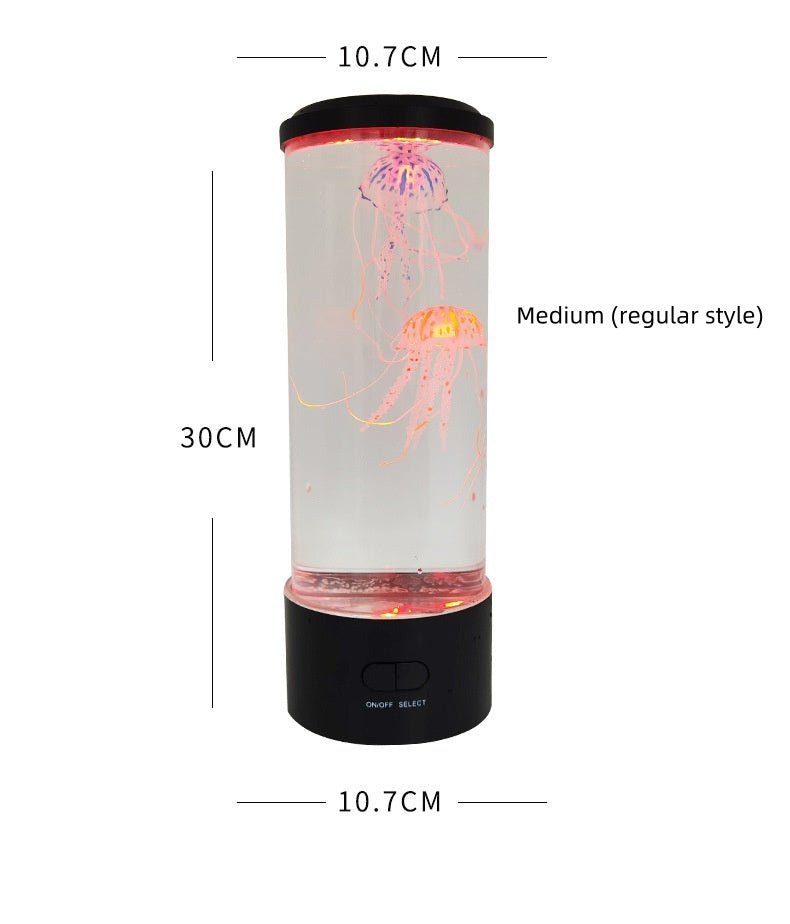 Jellyfish Lamp USB Colorful LED Color Changing Home Atmosphere Small Night Lamp - Bagpleky