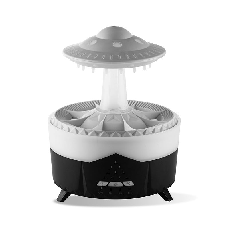 New UFO Raindrop Humidifier Water Drop Air Humidifier USB Aromatherapy Essential Oils Aroma Air Diffuser Household Mist Maker Home Decor - Bagpleky