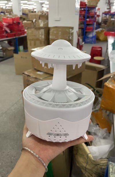 New UFO Raindrop Humidifier Water Drop Air Humidifier USB Aromatherapy Essential Oils Aroma Air Diffuser Household Mist Maker Home Decor - Bagpleky