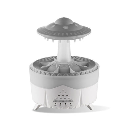 New UFO Raindrop Humidifier Water Drop Air Humidifier USB Aromatherapy Essential Oils Aroma Air Diffuser Household Mist Maker Home Decor - Bagpleky